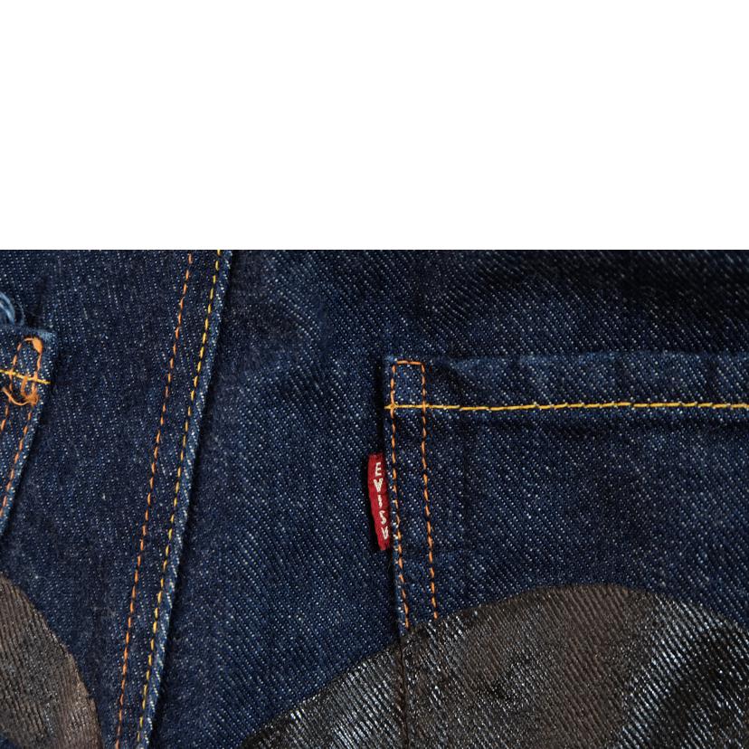 EVISU エヴィス/デニムツナギビッグカモメプリント黒//Bランク/71