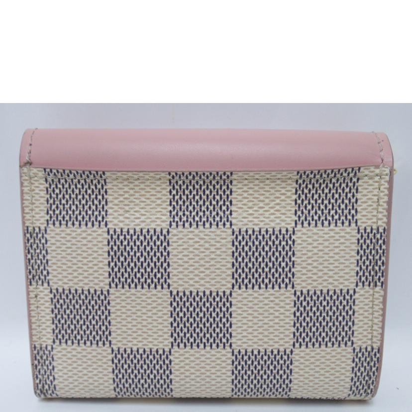 LV/ポルトフォイユ・ゾエ/ダミエ・アズール/N60168//RFI*/ABランク/63