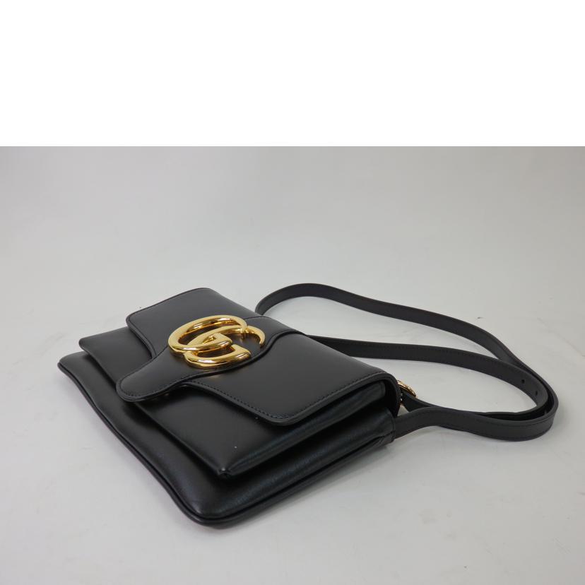 GUCCI グッチ/アリー/GGマーモントスモールショルダーバッグ/黒/550129//498879/Aランク/84