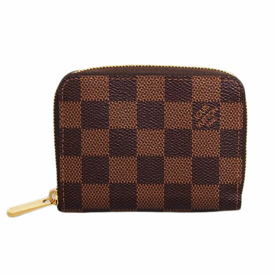 LV ルイ・ヴィトン/ジッピー・コインパース/ダミエ/エベヌ/N63070//Aランク/76