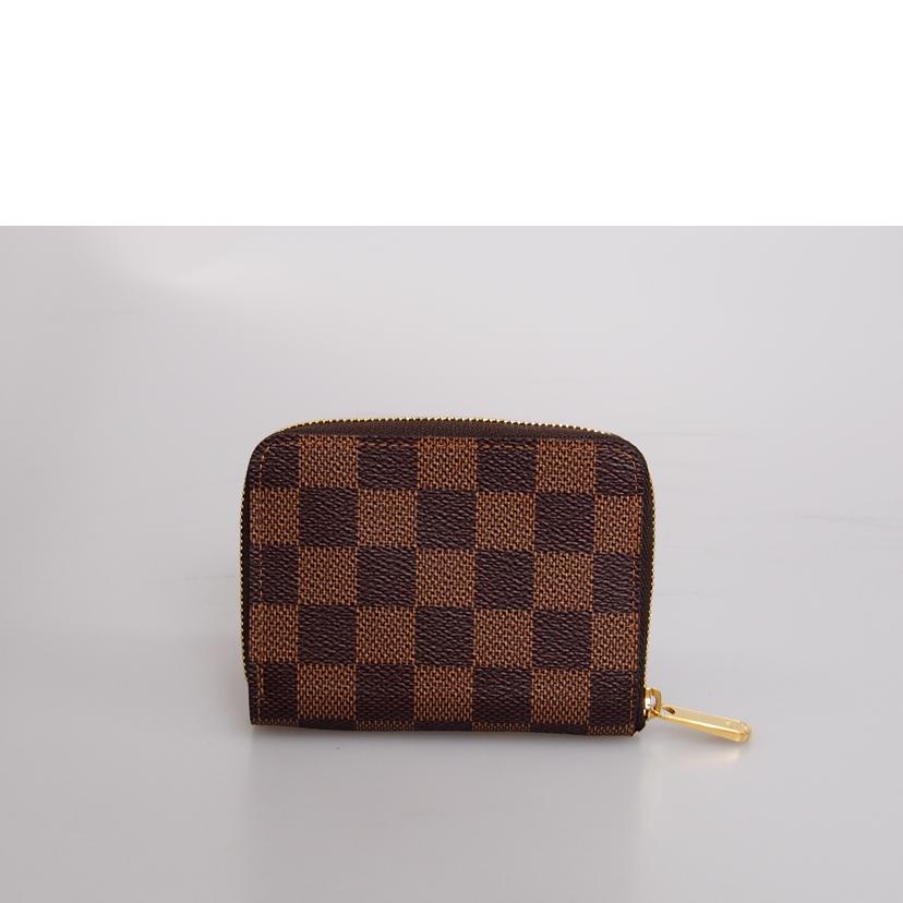 LV ルイ・ヴィトン/ジッピー・コインパース/ダミエ/エベヌ/N63070//Aランク/76
