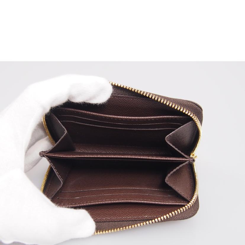 LV ルイ・ヴィトン/ジッピー・コインパース/ダミエ/エベヌ/N63070//Aランク/76