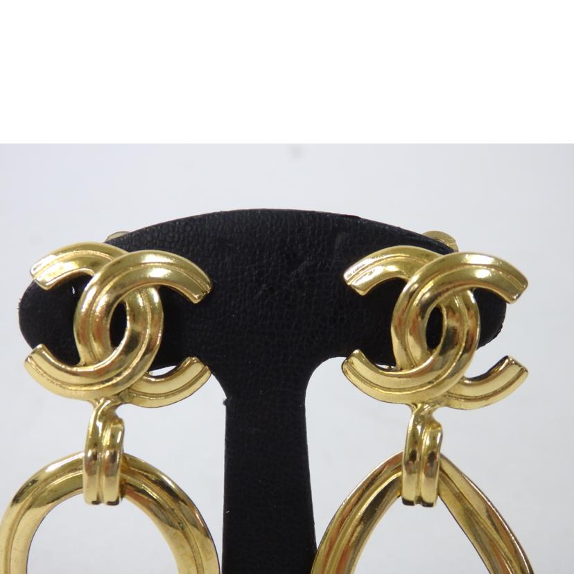 CHANEL シャネル/ココマーク/スウィングイヤリング/ゴールドカラー//96 P 刻印/Bランク/84