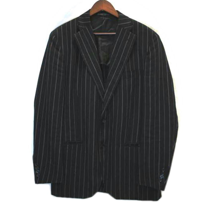 POLO RALPH LAUREN ポロラルフローレン/90,Sウールジャケット/ブラックストライプ//ABランク/94