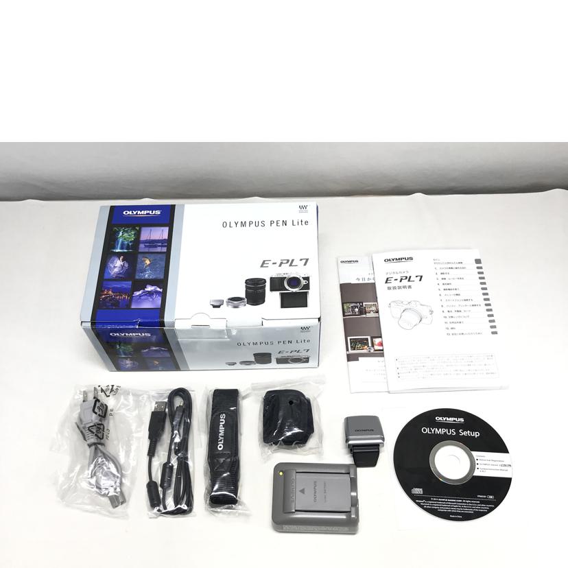 OLYMPUS オリンパス/デジタル一眼レフ/PEN Lite E-PL7 ダブルズームキット//BHAA81093/ABランク/51