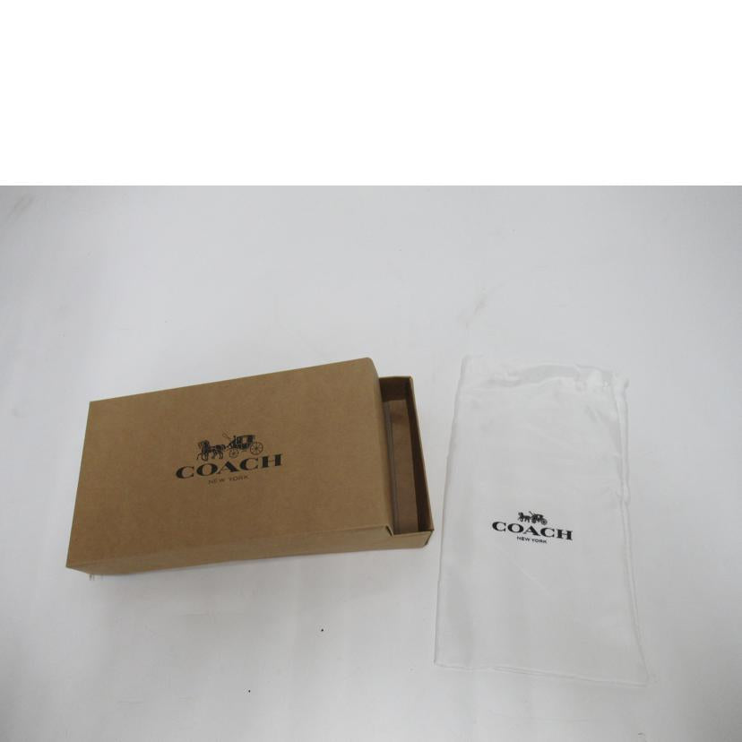 COACH/ラウンドファスナー長財布/シグネチャー/67245//D16**/Aランク/63