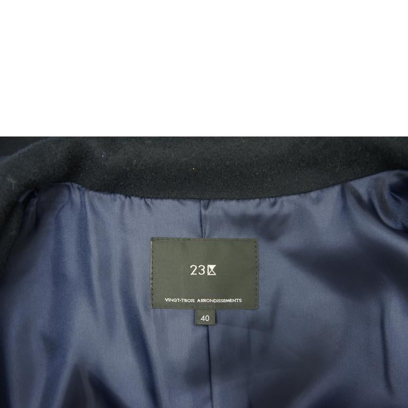 23区 23区/ウールカシミヤ フード付きコート//SAランク/09