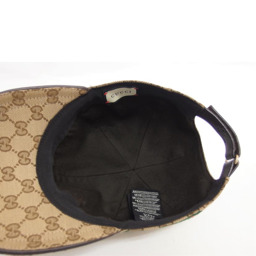 GUCCI グッチ/GGキャンバス/ベースボールキャップ/ベージュ/200035KQWBG//202291/ABランク/04
