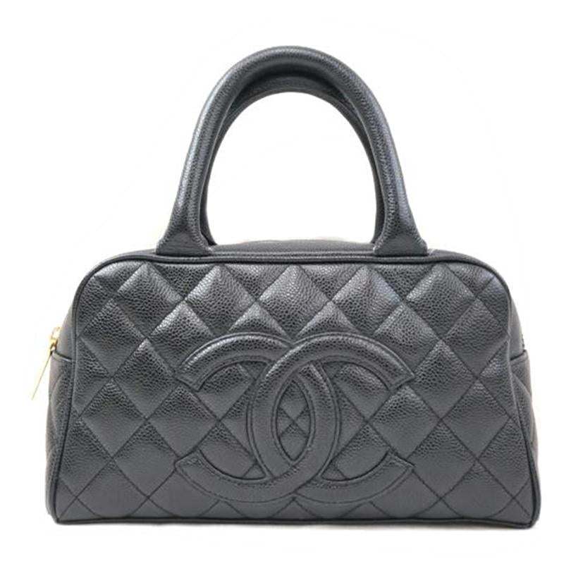 CHANEL シャネル/ココマークキャビアスキンハンド//10230591/ABランク/67