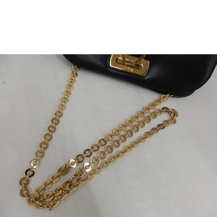 S.Ferragamo フェラガモ/ガンチーニチェーンショルダー//ABランク/82