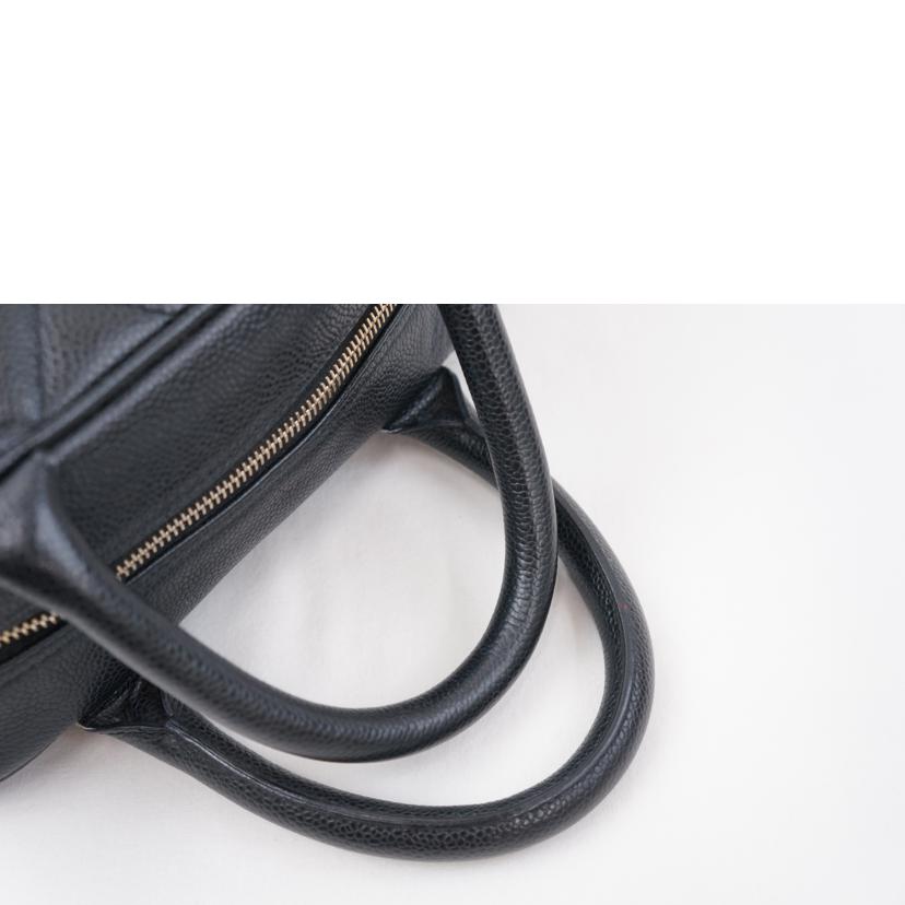 CHANEL シャネル/ココマークキャビアスキンハンド//10230591/ABランク/67