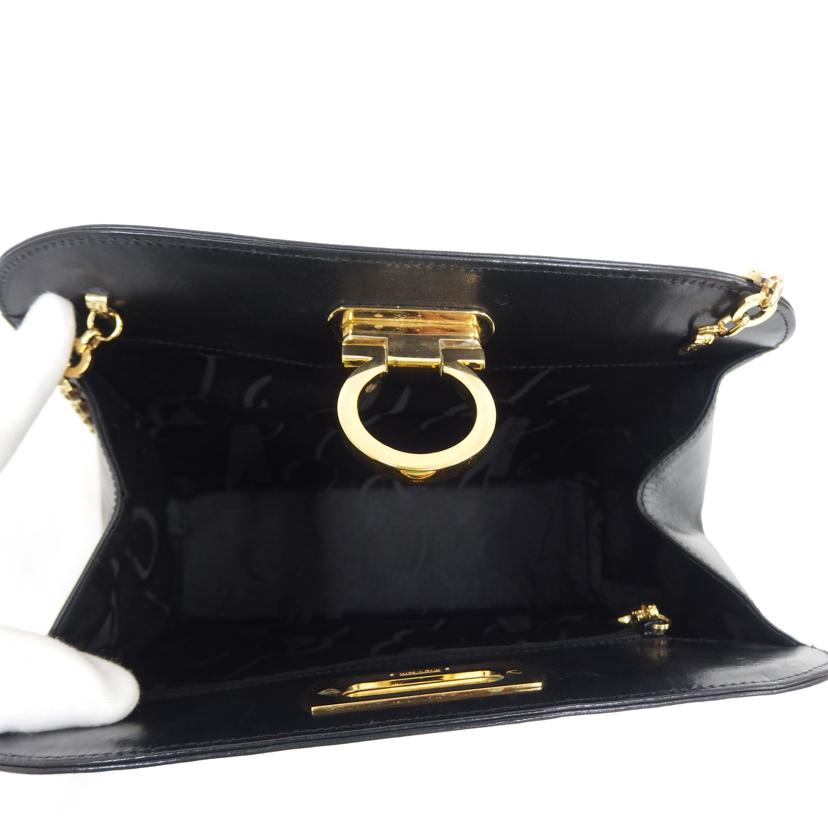 S.Ferragamo フェラガモ/ガンチーニチェーンショルダー//ABランク/82