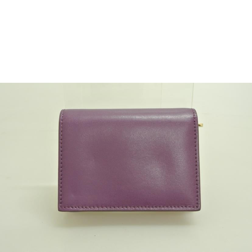 Ferragamo フェラガモ/ヴェラリボン折り財布 紫ピンク/JL-22//D515/Bランク/87