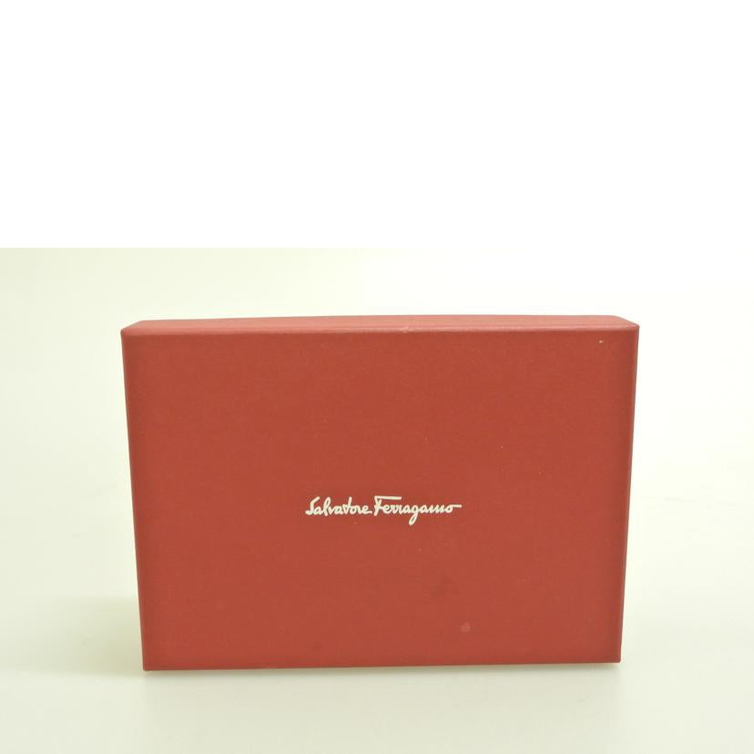 Ferragamo フェラガモ/ヴェラリボン折り財布 紫ピンク/JL-22//D515/Bランク/87