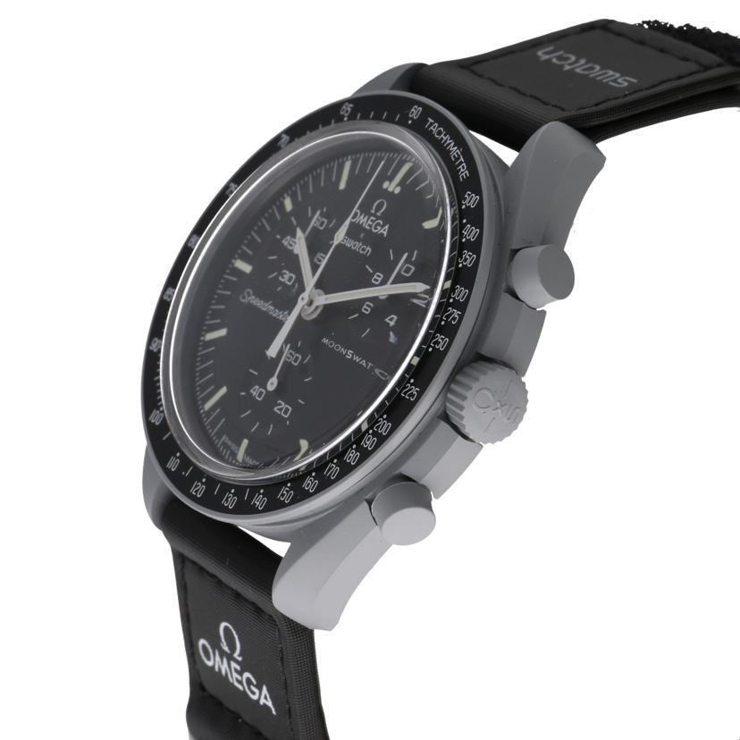 swatch スウォッチ/MISSION TO THE MOON/OMEGAコラボ/S033M100//Aランク/75