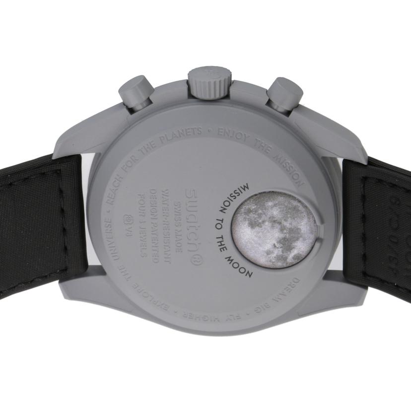 swatch スウォッチ/MISSION TO THE MOON/OMEGAコラボ/S033M100//Aランク/75