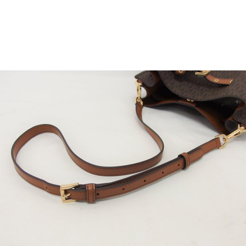 MICHAEL KORS マイケルコース/エミリア/シグネチャーショルダーバッグ/ブラウン/35H0GU5M5B//Aランク/04