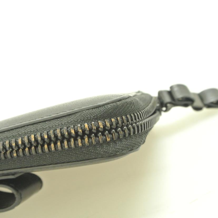 Ferragamo フェラガモ/ヴェラリボン L字ファスナー長財布 黒/JP-22//D289/Bランク/87