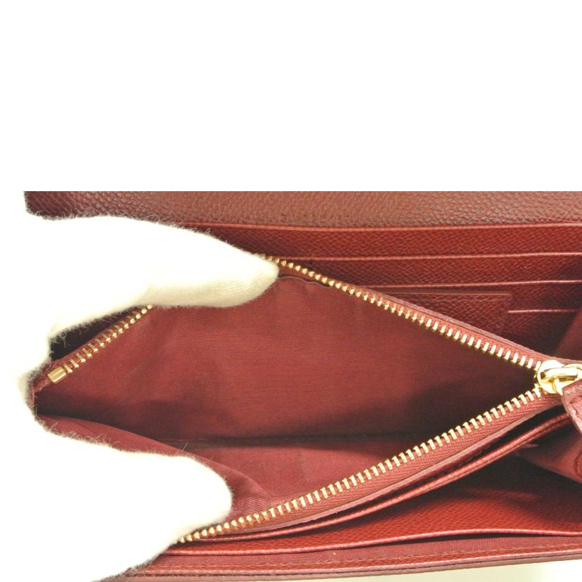 Ferragamo フェラガモ/ヴェラリボン レザー長財布 赤/J-22//D154/ABランク/87