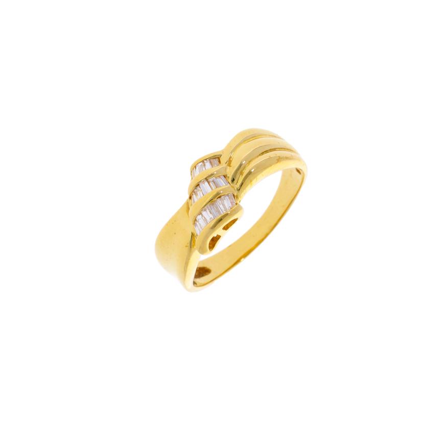 K18/K18ダイヤリング 0.19/#12/3.5//0.19/Aランク/75