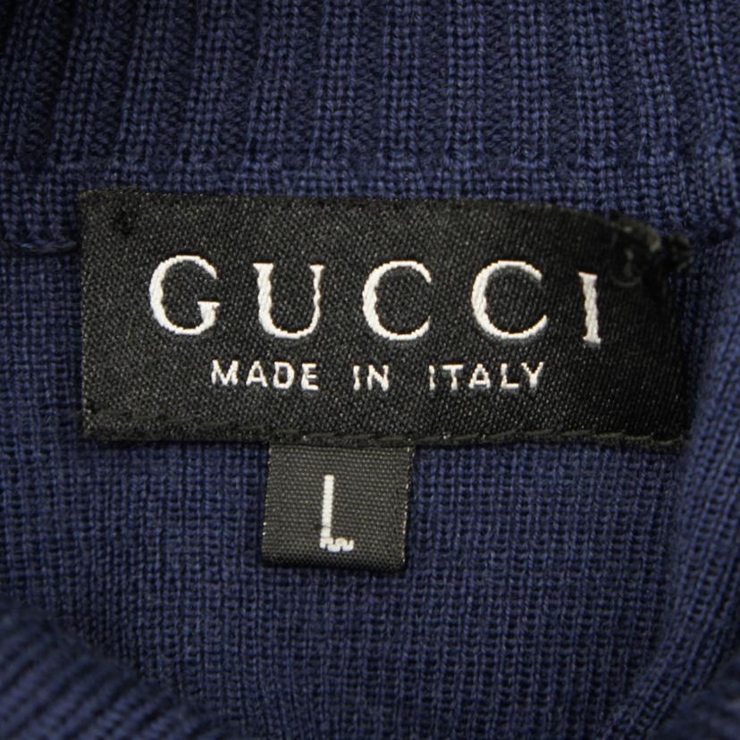 GUCCI グッチ/GUCCI スカーフニットワンピ・NV//Bランク/75