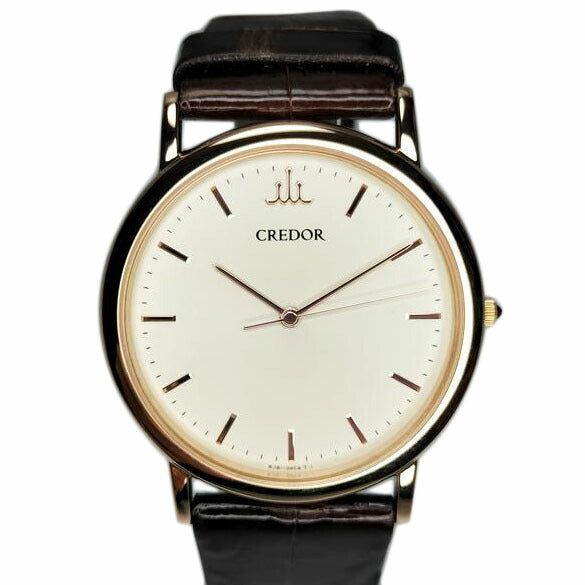 在庫低価CREDOR クレドール クォーツ 純正ベルト メンズ 腕時計 時計