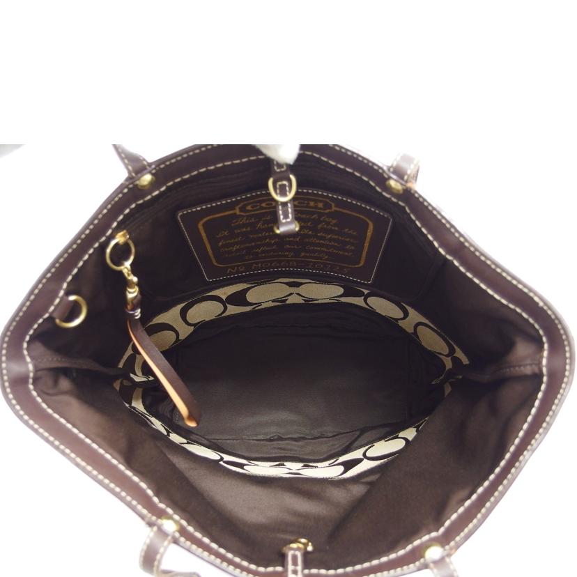 COACH コーチ/シグネチャーストライプ/トートバッグ/10125//M0668/Bランク/04