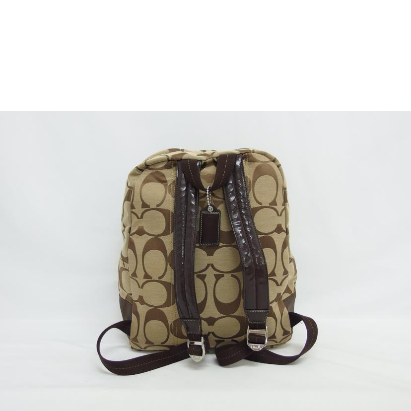 COACH コーチ/シグネチャーリュック/バックパック/ベージュ×ブラウン/77171//E1169/ABランク/04