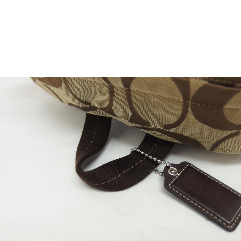 COACH コーチ/シグネチャーリュック/バックパック/ベージュ×ブラウン/77171//E1169/ABランク/04
