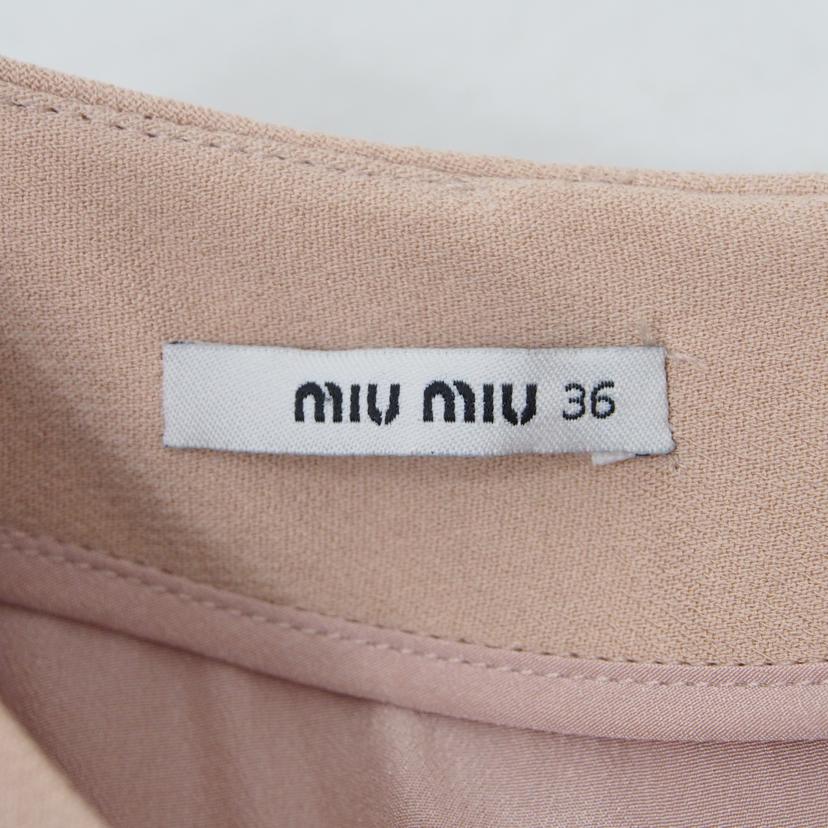 MIUMIU ミュウミュウ/MIUMIU ノースリーブワンピース ピンク//BCランク/78