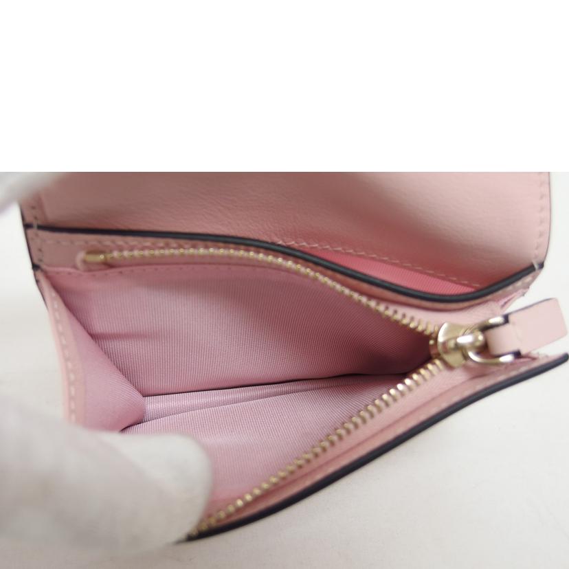 VALENTINO GARAVANI ヴァレンティノガラバーニ/ロックスタッズ/二つ折りコンパクトウォレット/ピンク/VW2P0P39BOL//Aランク/04