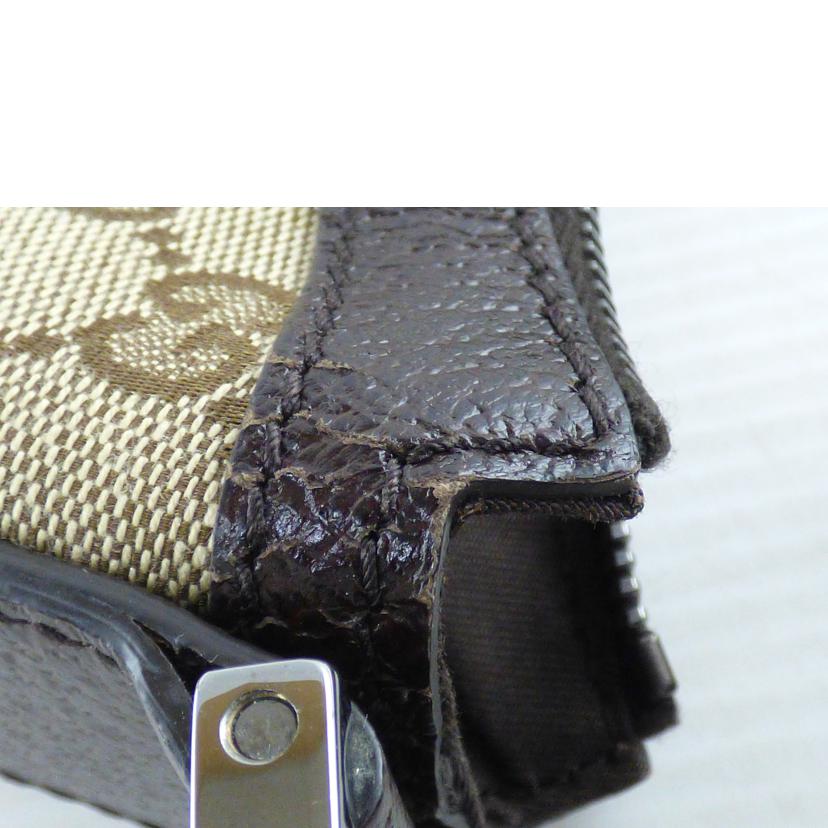 GUUCI グッチ/GGキャンバスレザーショルダー/181092//002***/Bランク/64