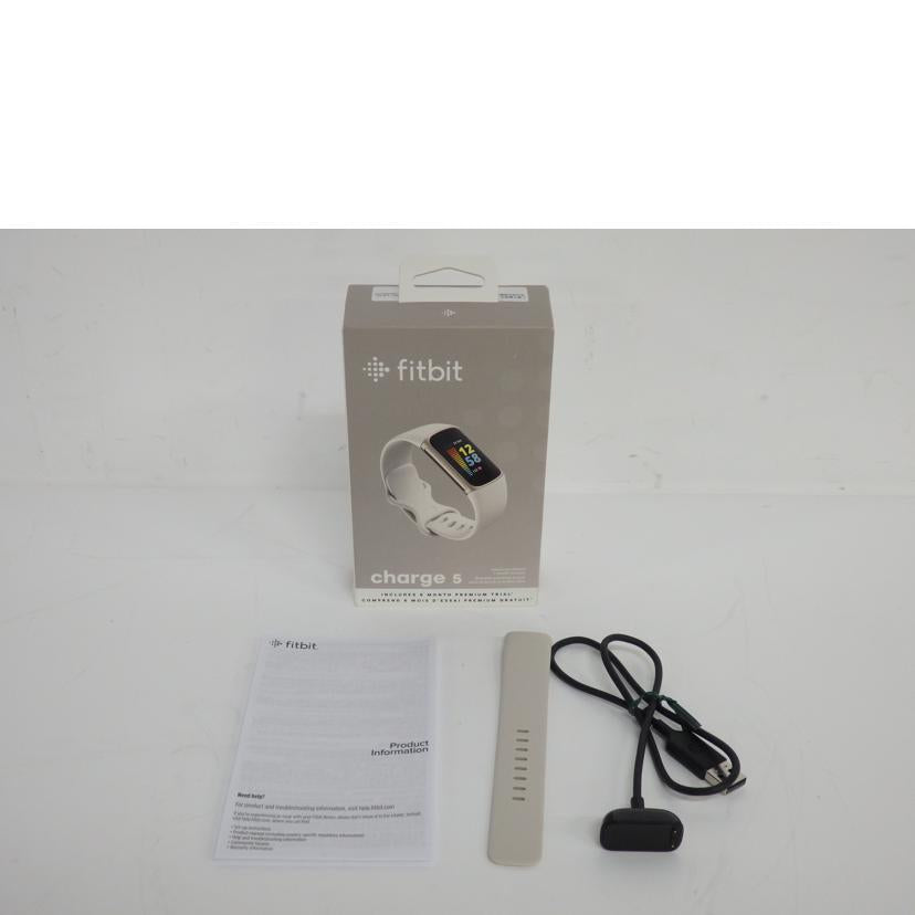 fitbit フィットビット/フィットネストラッカー/fitbit charge5/FB421GLWT-FRCJK//393BE9655121/Bランク/82