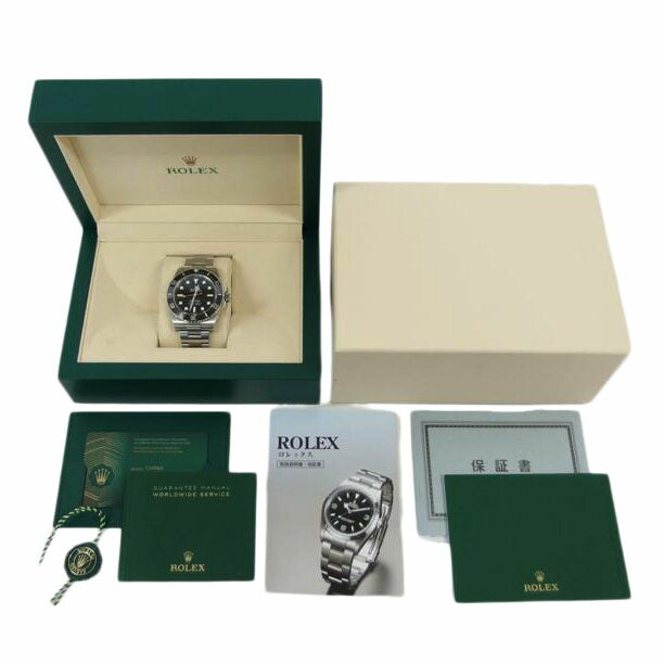 ROLEX ロレックス/サブマリーナ/ノンデイト/ブラック文字盤/自動巻き/124060//80NL3915/Aランク/04