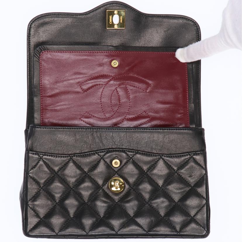 CHANEL シャネル バッグ ブランドバッグ Wチェーン レディース ブラック ゴールド シルバー/マトラッセWフラップチェーンショルダー/パリ限定//2983896/ABランク/75