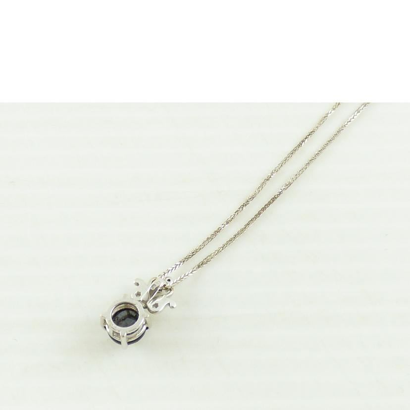 K18WGブラックダイヤネックレス2.352//ABランク/64