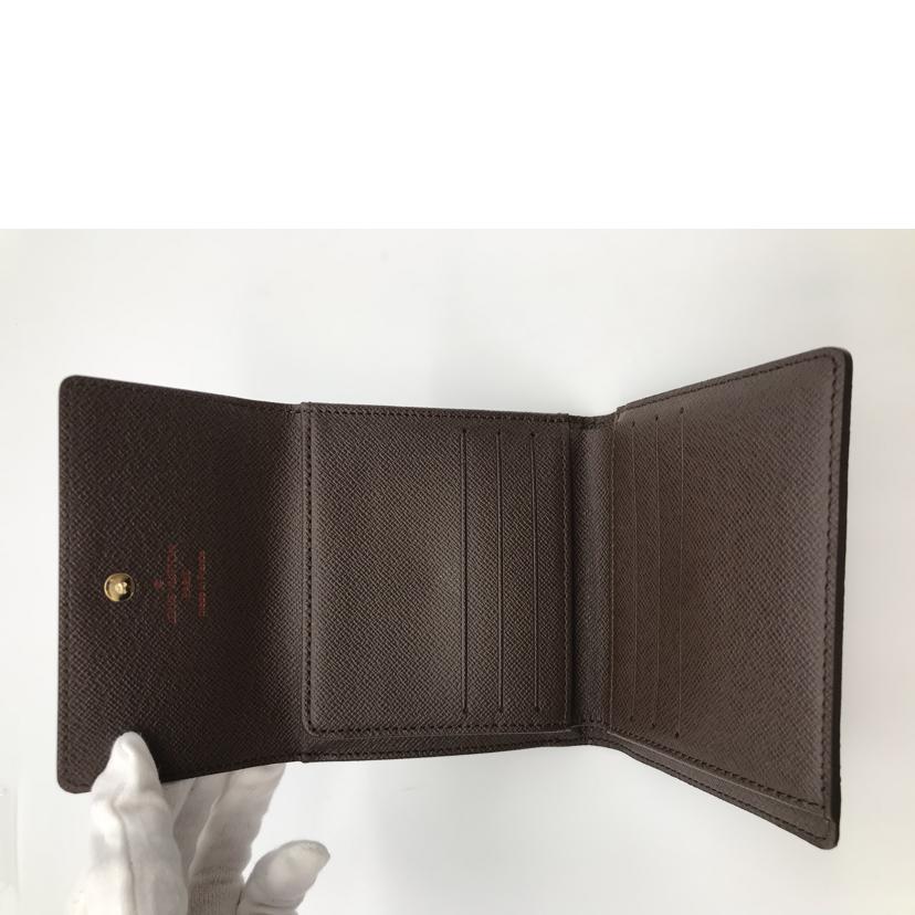 LOUIS VUITTON ルイヴィトン/ポルトモネビエ・カルトクレディ/ダミエ/エベヌ/N61652//SP4141/Aランク/13
