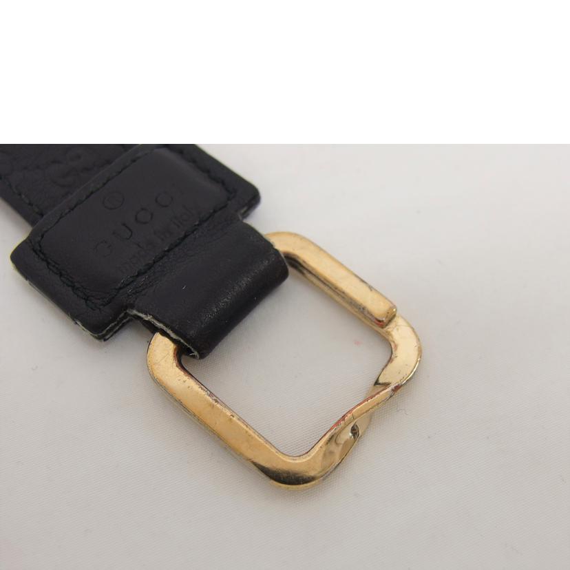 GUCCI グッチ/マイクログッチシマ/キーリング/ブラック/199919//479292/Bランク/04