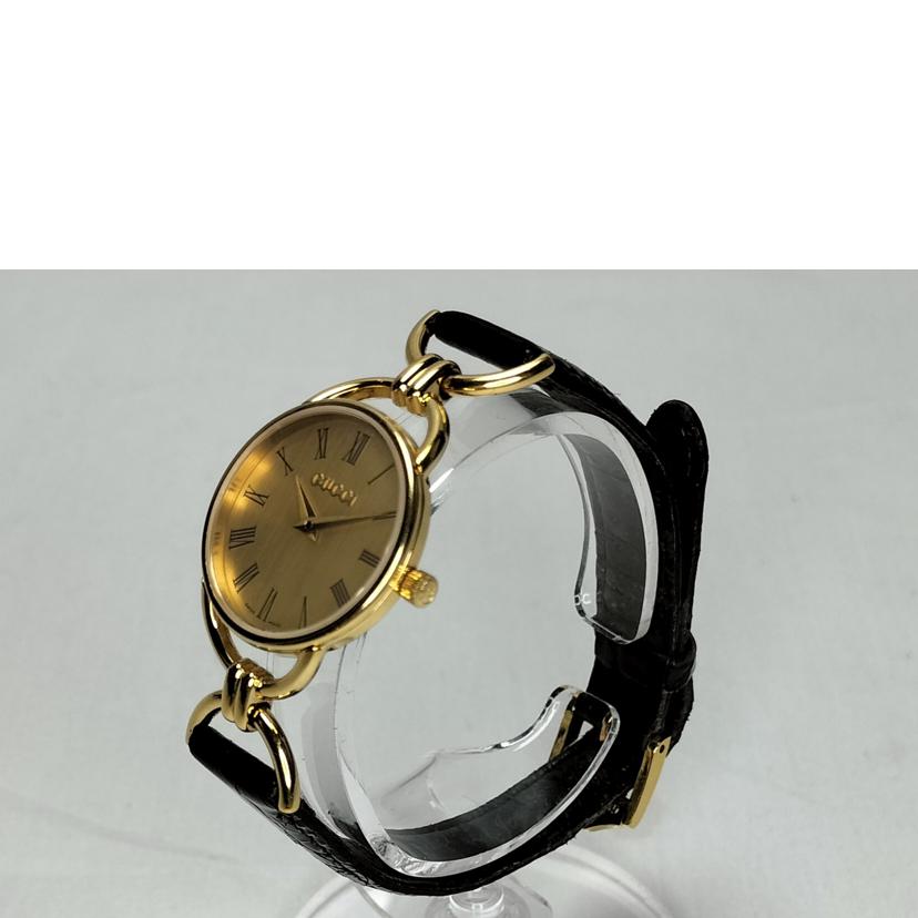 GUCCI グッチ/レディース クォーツ ゴールド文字盤 ヴィンテージ/6000.2.L//0241832/Bランク/52