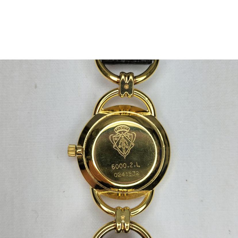 GUCCI グッチ/レディース クォーツ ゴールド文字盤 ヴィンテージ/6000.2.L//0241832/Bランク/52
