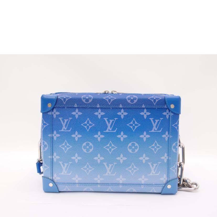LOUIS VUITTON ルイヴィトン チェーンショルダー 斜め掛け シルバー金具 青/ソフトトランクショルダー/モノグラム・クラウズ/M45430//DU2270/SAランク/69