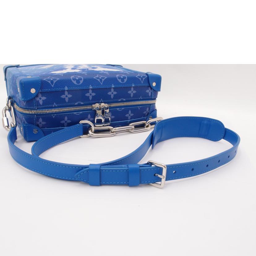 LOUIS VUITTON ルイヴィトン チェーンショルダー 斜め掛け シルバー金具 青/ソフトトランクショルダー/モノグラム・クラウズ/M45430//DU2270/SAランク/69