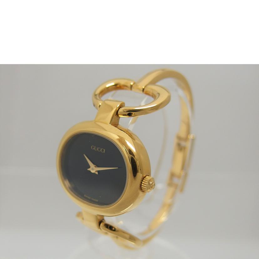 GUCCI グッチ/ブラック文字盤/ハートバングルウォッチ/クォーツ/1600//0000805/ABランク/04