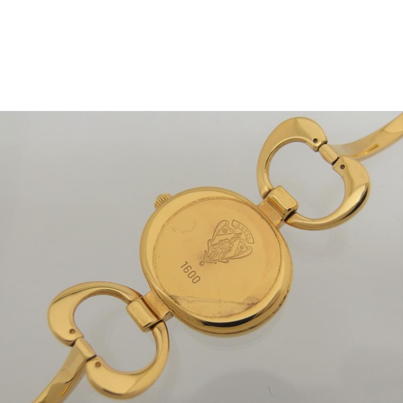 GUCCI グッチ/ブラック文字盤/ハートバングルウォッチ/クォーツ/1600//0000805/ABランク/04