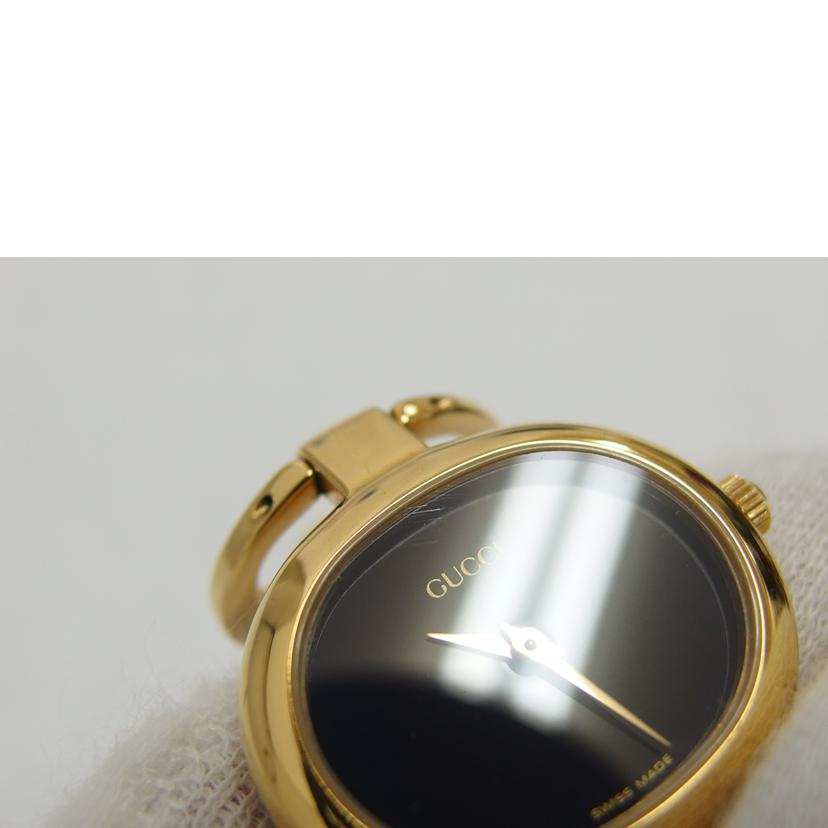 GUCCI グッチ/ブラック文字盤/ハートバングルウォッチ/クォーツ/1600//0000805/ABランク/04