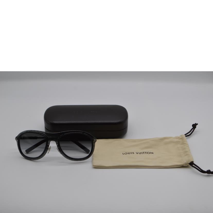 LV ルイヴィトン/アンプルシオン・パイロットサングラス/ダミエ/Z0423U//56□21 J0191/Aランク/89