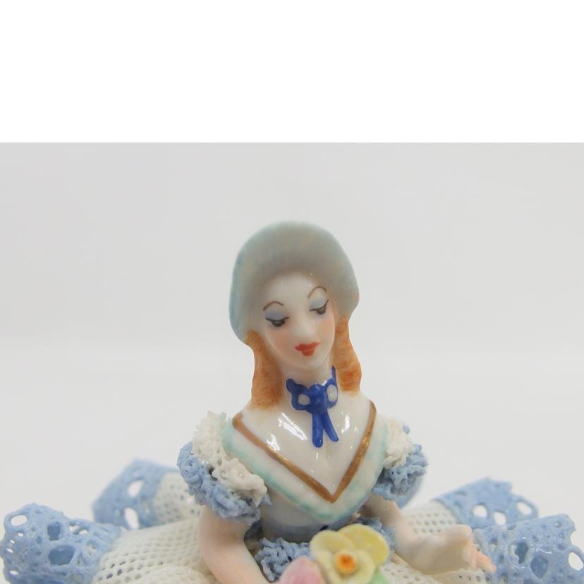 IRISH DRESDEN アイリッシュドレスデン/フィギュリン/sylvia lreland/レースドール/ブルー//Aランク/04