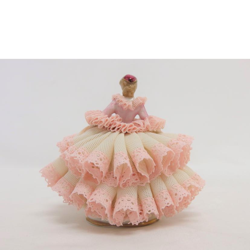 IRISH DRESDEN アイリッシュドレスデン/フィギュリン/pamela lreland/レースドール/ピンク//Aランク/04