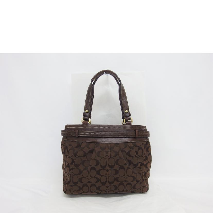 COACH コーチ ハンドバッグ/シグネチャー/トートバッグ/ブラウン/F15672//H10**/ABランク/04