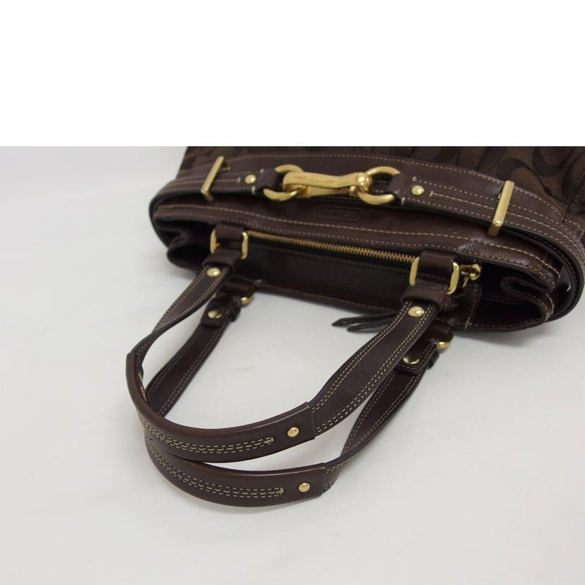 COACH コーチ ハンドバッグ/シグネチャー/トートバッグ/ブラウン/F15672//H10**/ABランク/04
